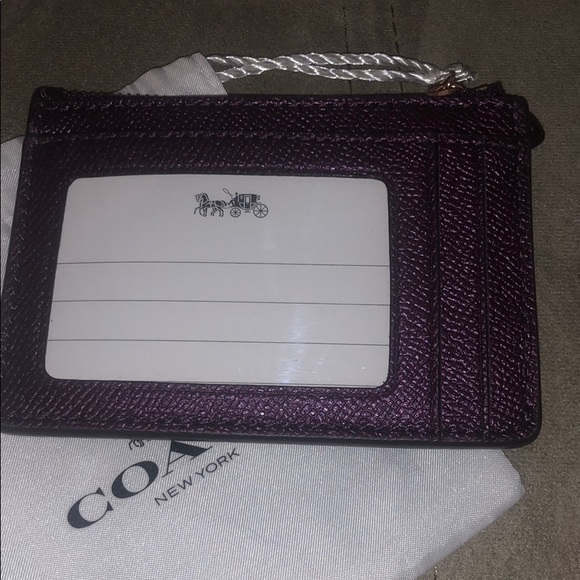 Coach card holder
